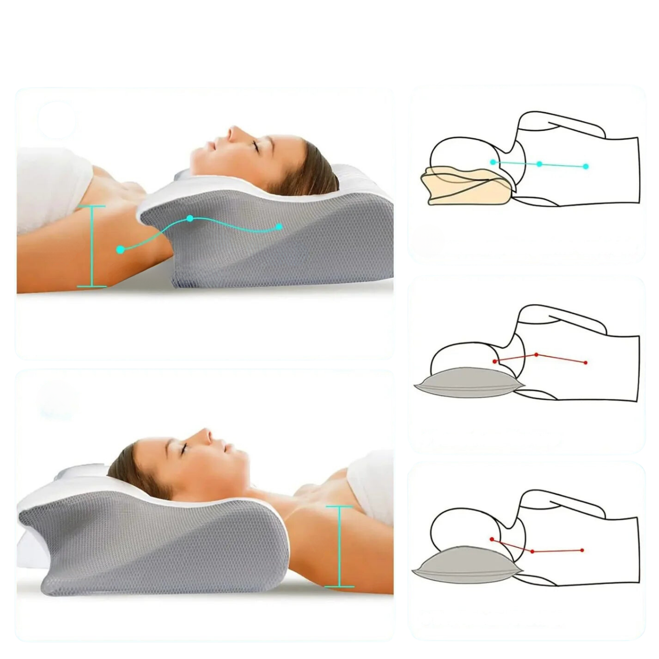 Travesseiro DreamLuxe - Cuide do Seu Pescoço com Conforto e Proteção